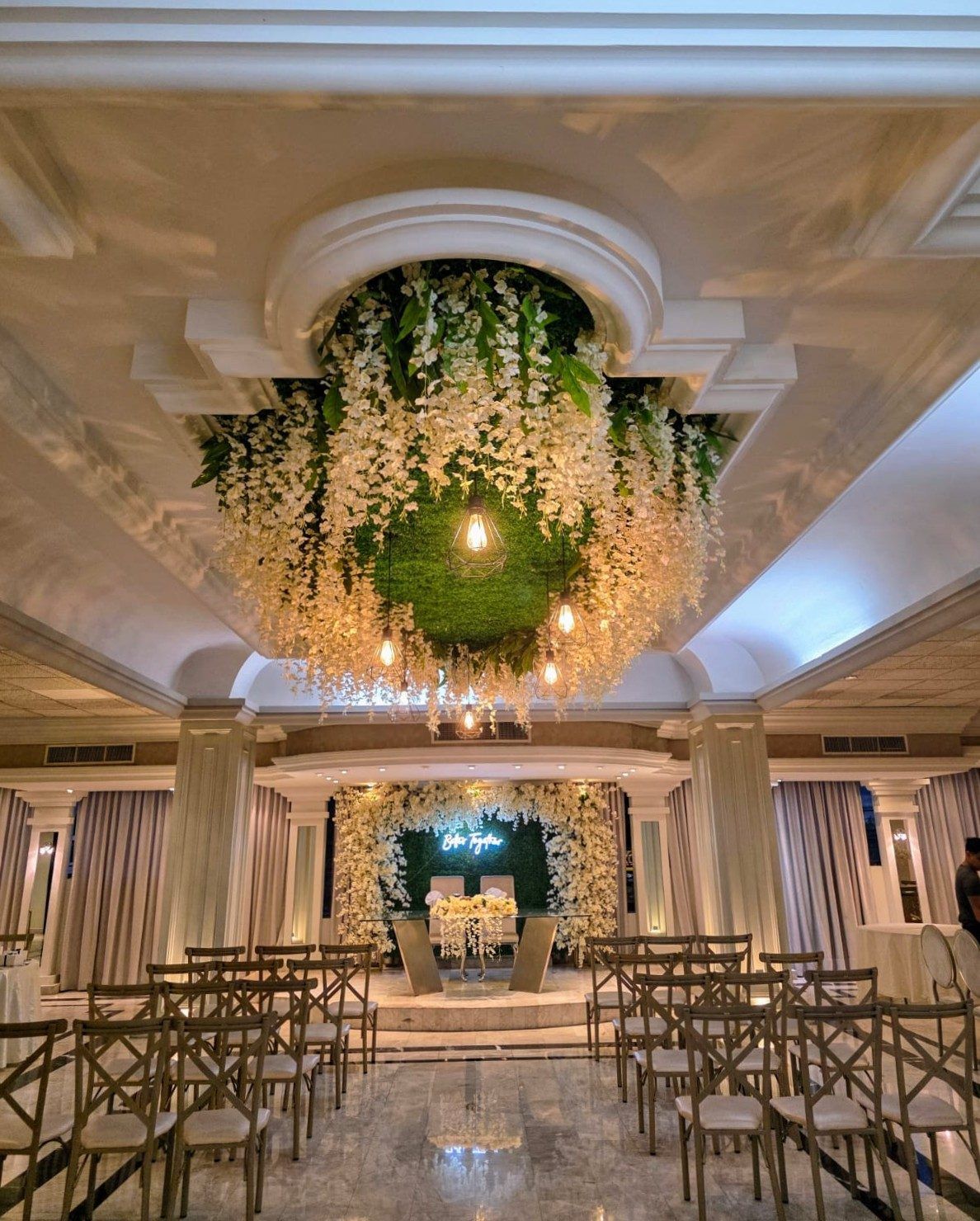 Salón Gold, montaje de ceremonia civil